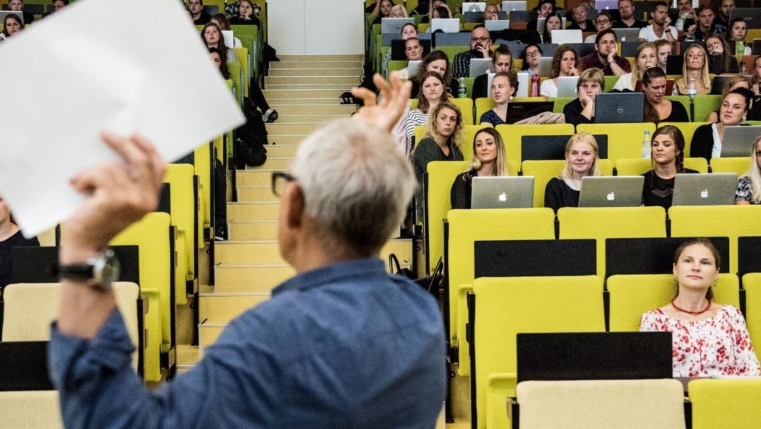 Pædagogstuderende på VIA