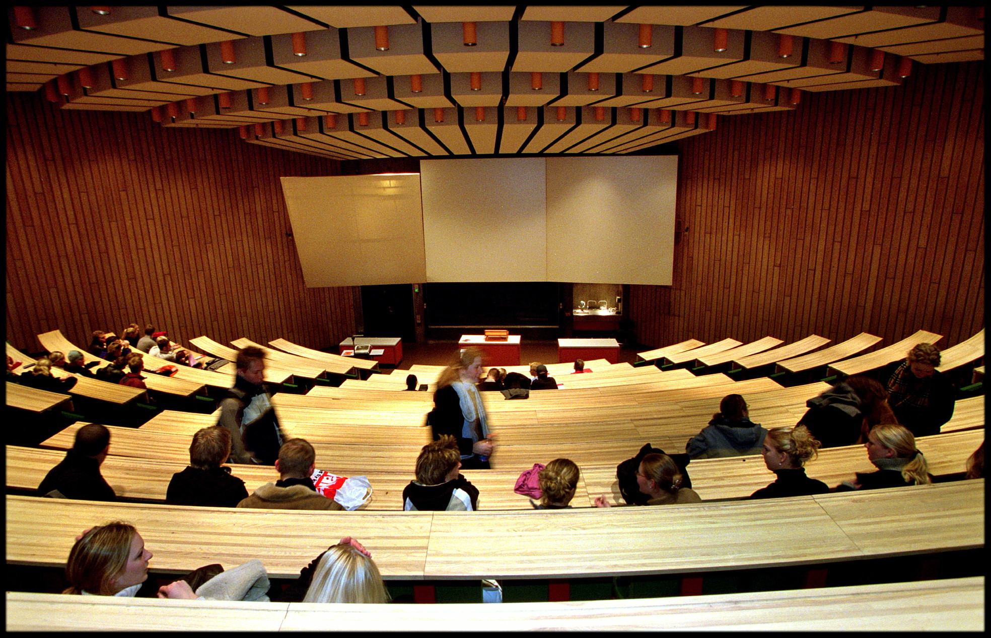 Auditorium med studerende
