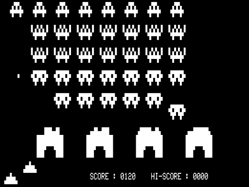 Spillet Space Invaders