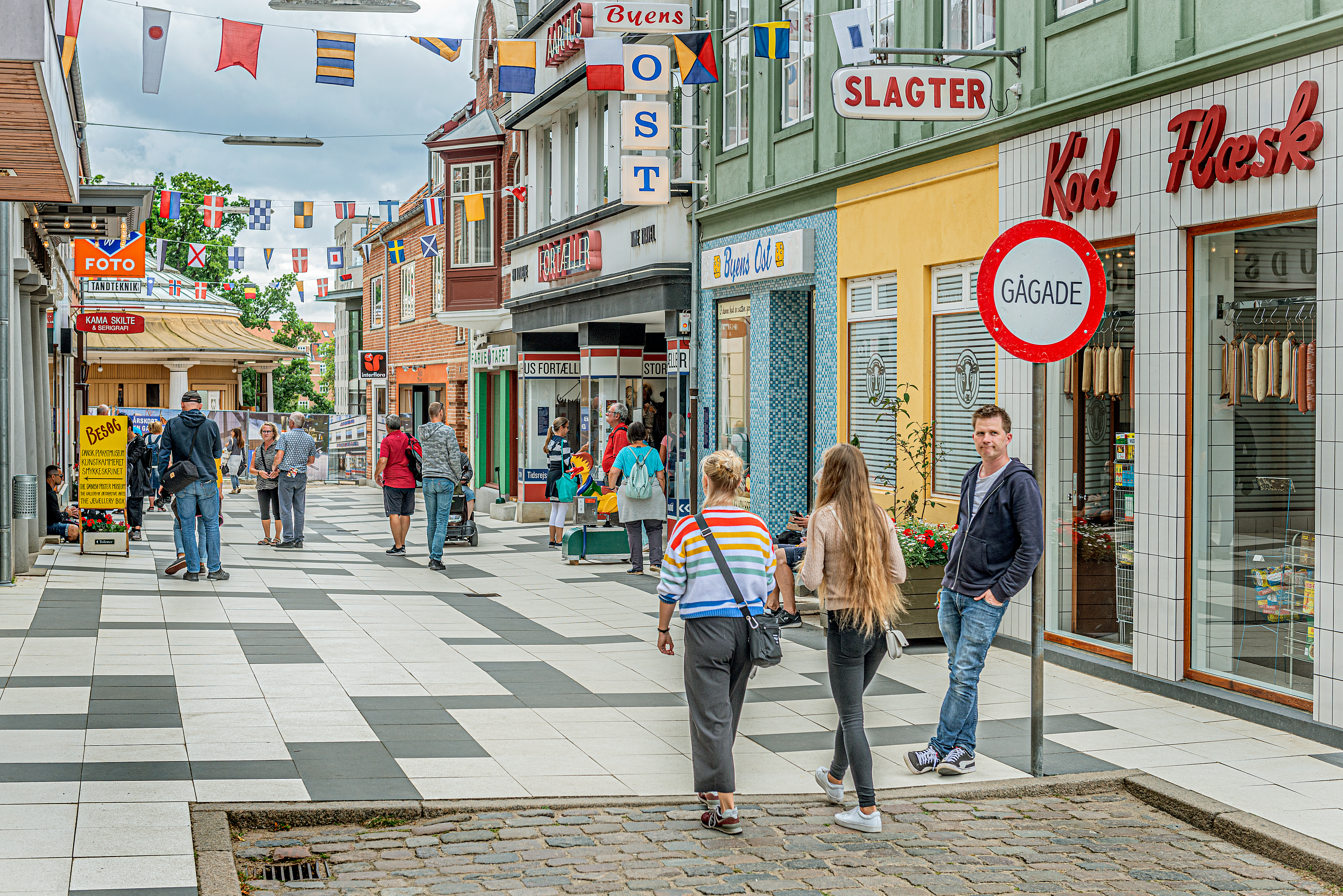 Gågaden i Den Gamle By