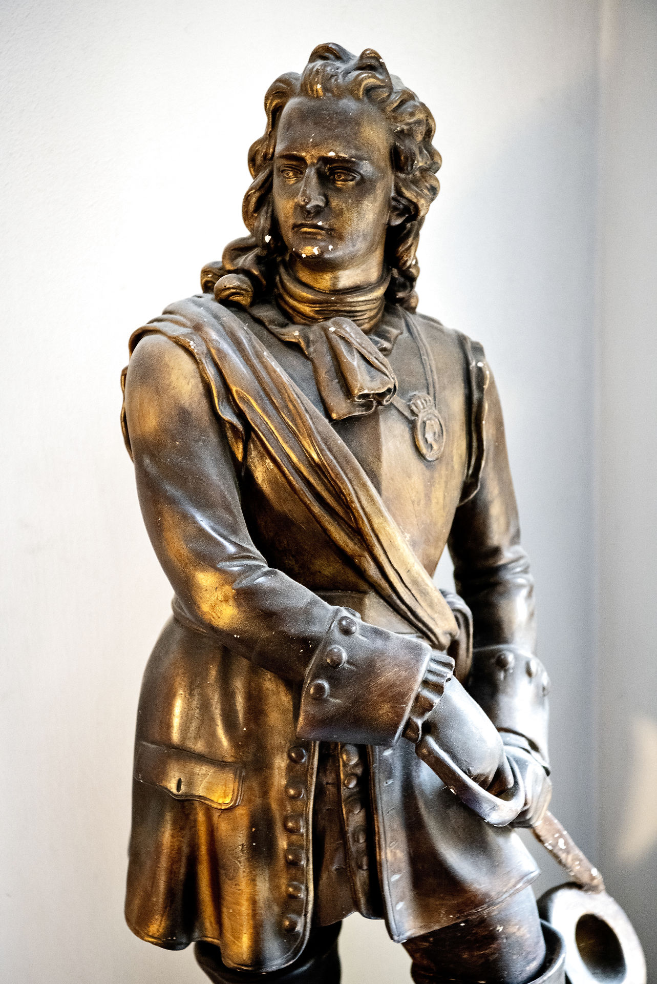 Gipsstatue af Tordenskjold