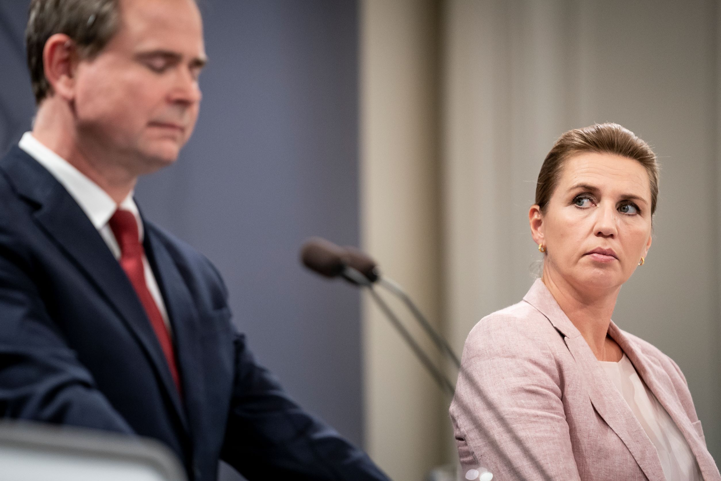 Statsminister Mette Frederiksen og Finansminister Nikolai Wammen