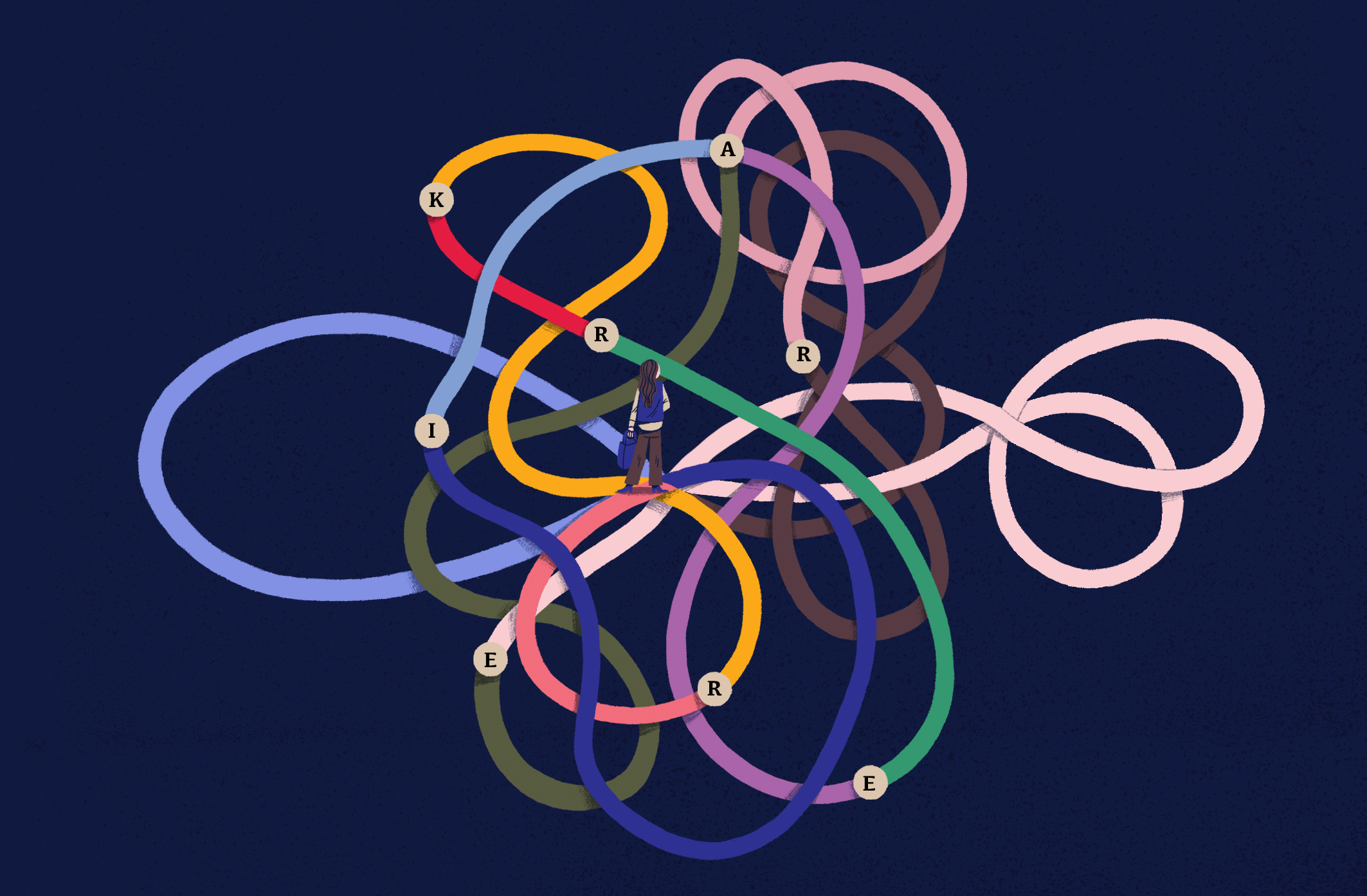 Karriereskifte illustration