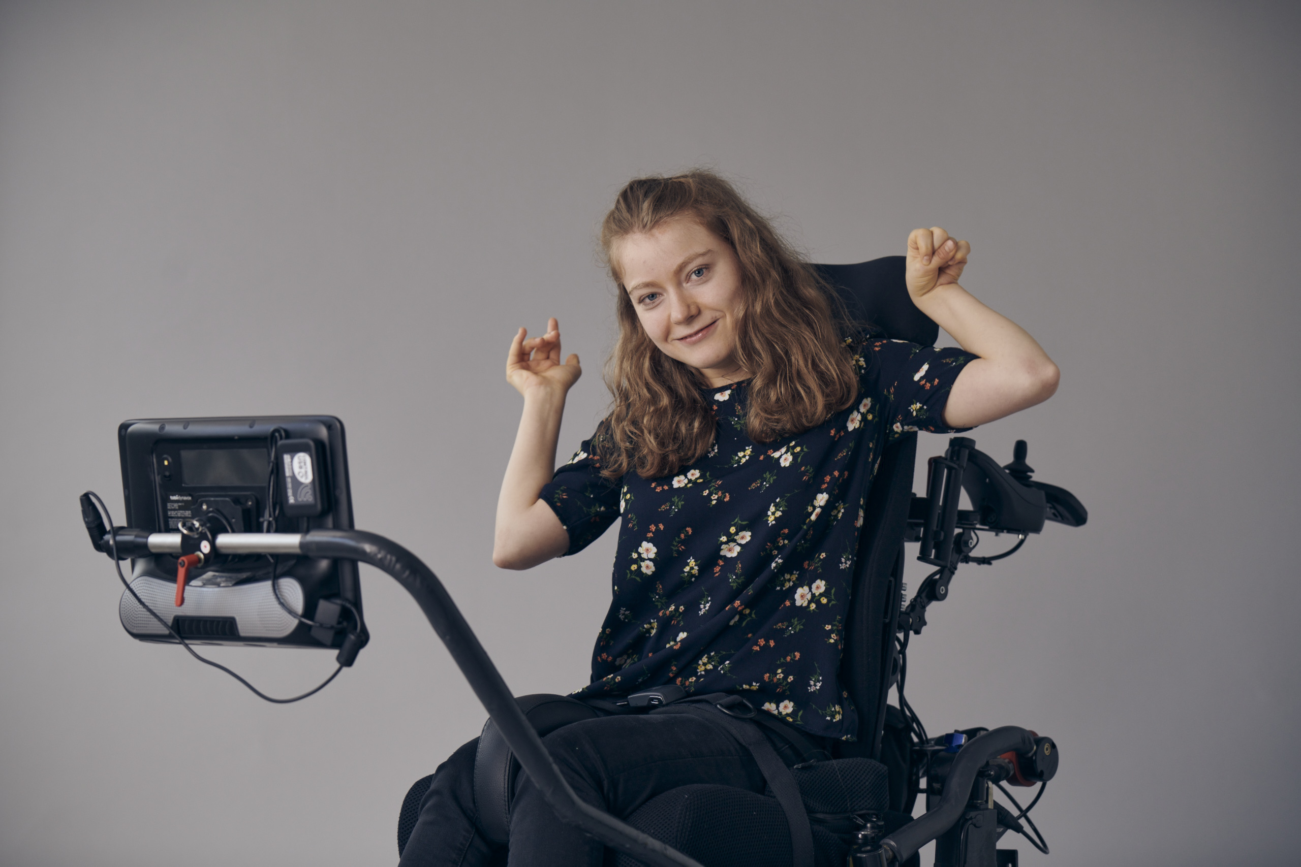 Astrid Siemens Lorenzen er spastisk lammet og har netop fået 12 på universitetet. 