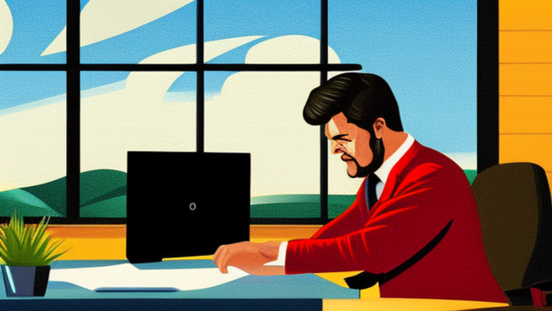 Programmør, der er vred