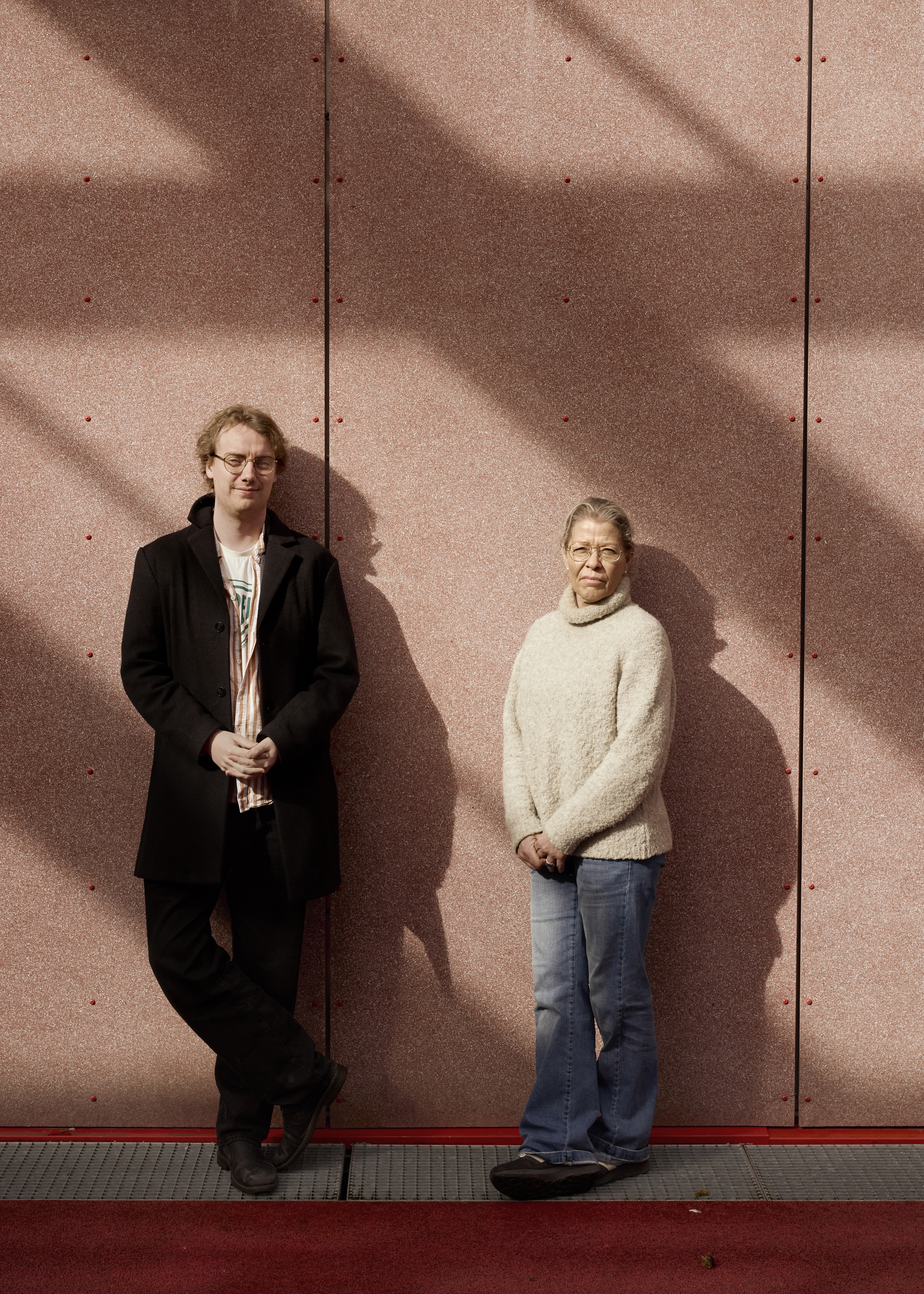 Lærerstuderendes forperson ANthon Berentzen og lektor Inge Regnarsson