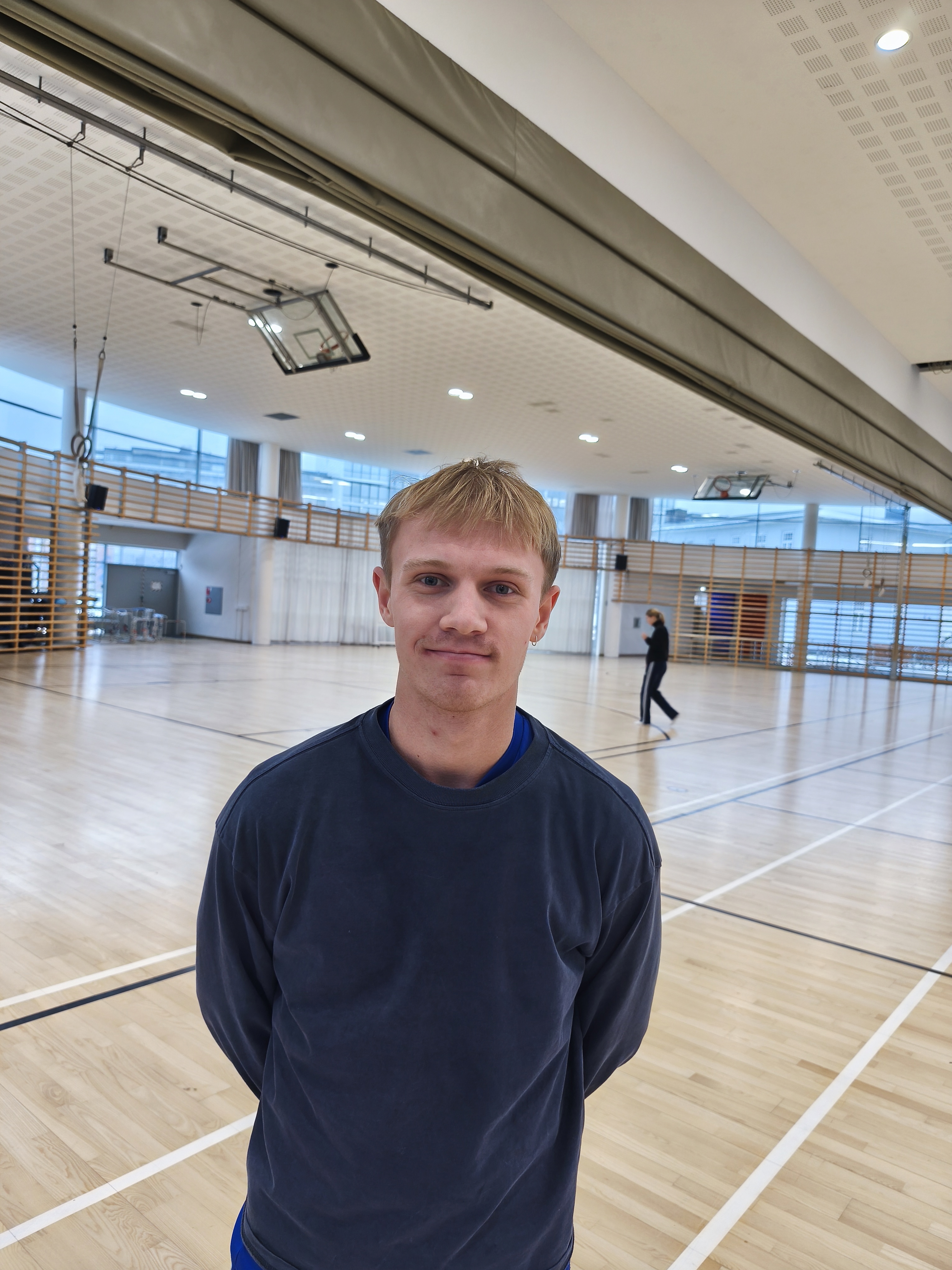 Rasmus Beck Larsen, studerer idræt