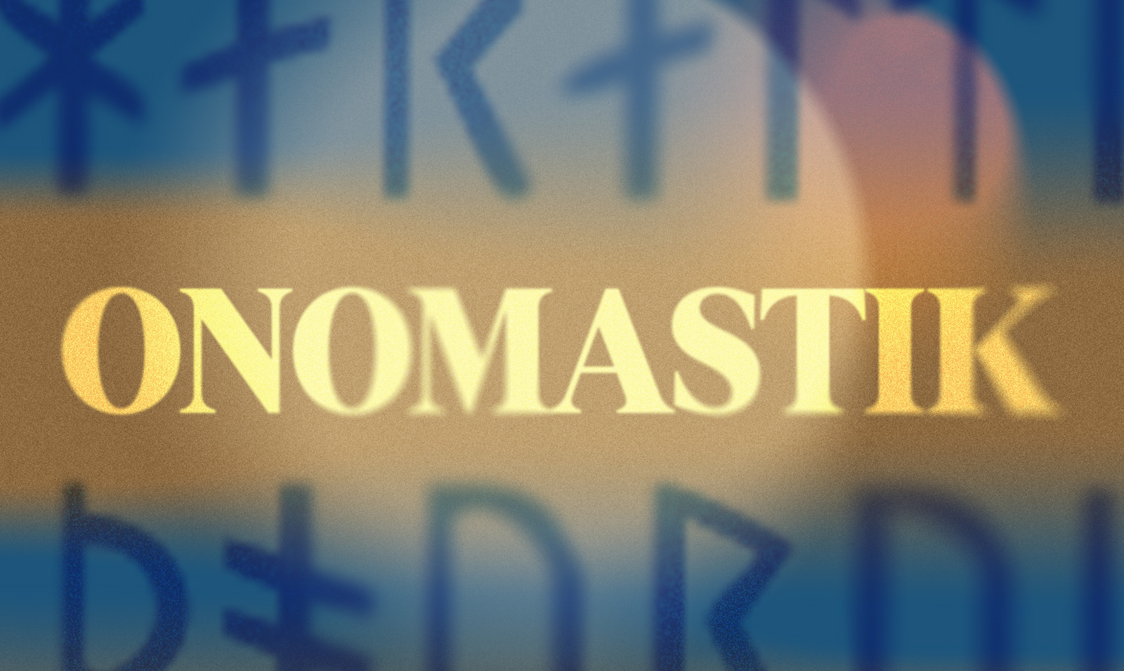 Onomastik - forskning i navne