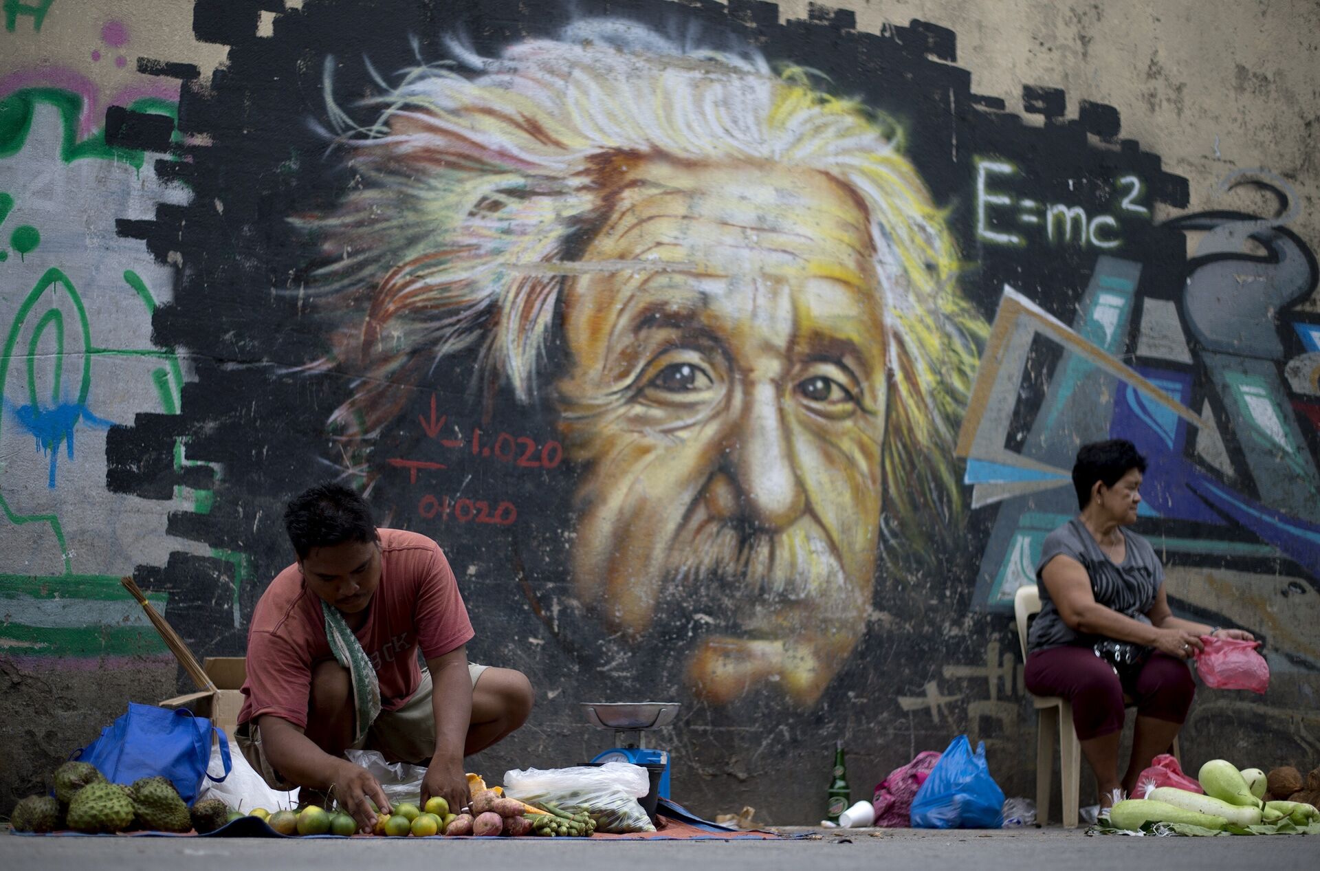 Einstein Graffiti