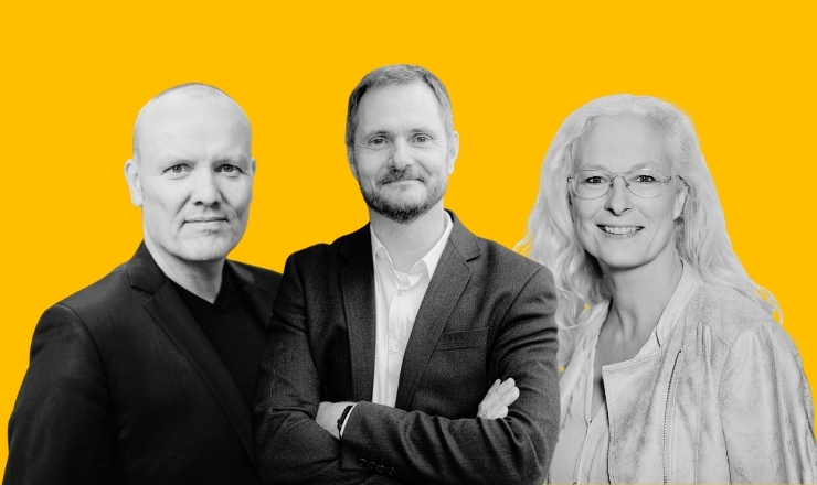 Fra venstre Brian Arly Jacobsen, Søren Serritzlew, Susanne Ditlevsen