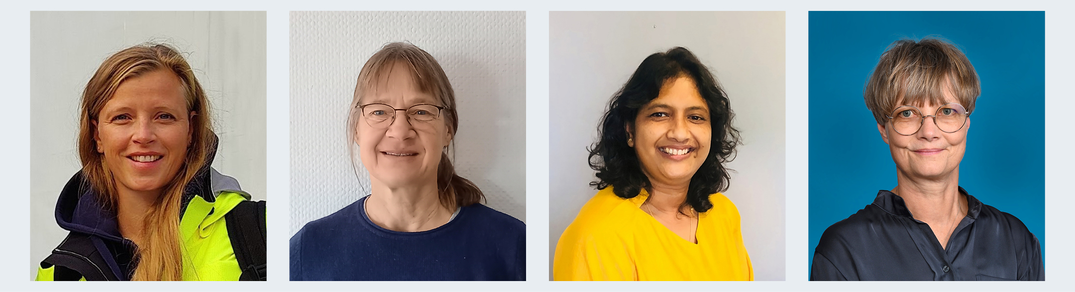 Fra venstre: Katrine Juul Andresen, Christine Thomas, Meththika Vithanage, Birgitte Hansen.