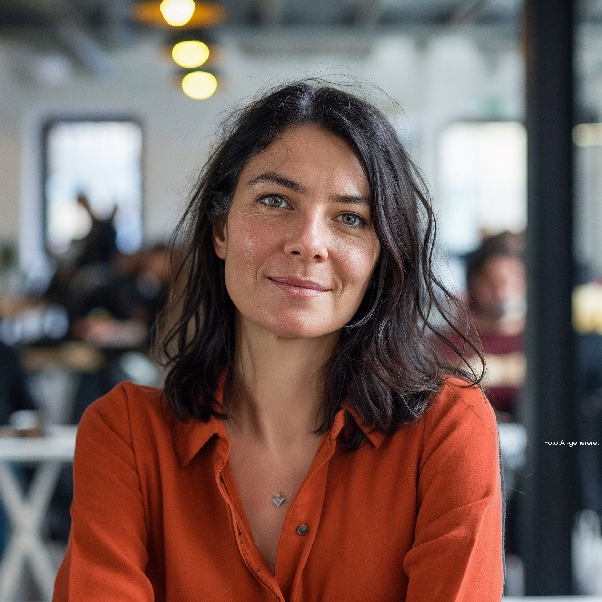 AI-genereret billede af en kvinde