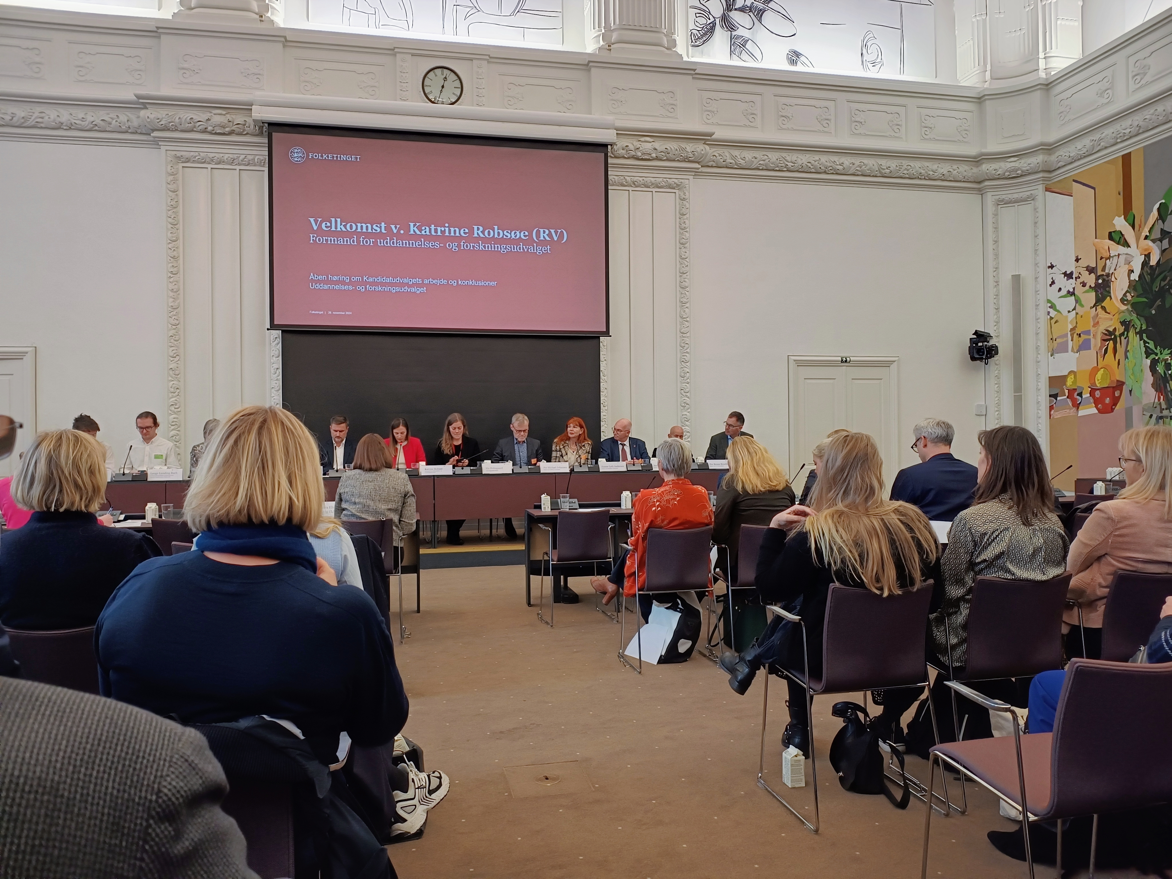 Høring om kandidatreformen på Christiansborg den 28. november 2024