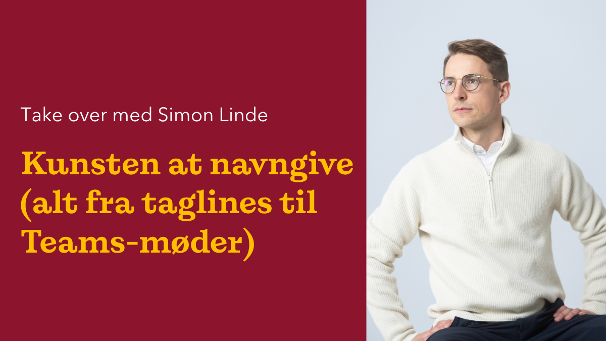 Simon Linde Kunsten At Navngive