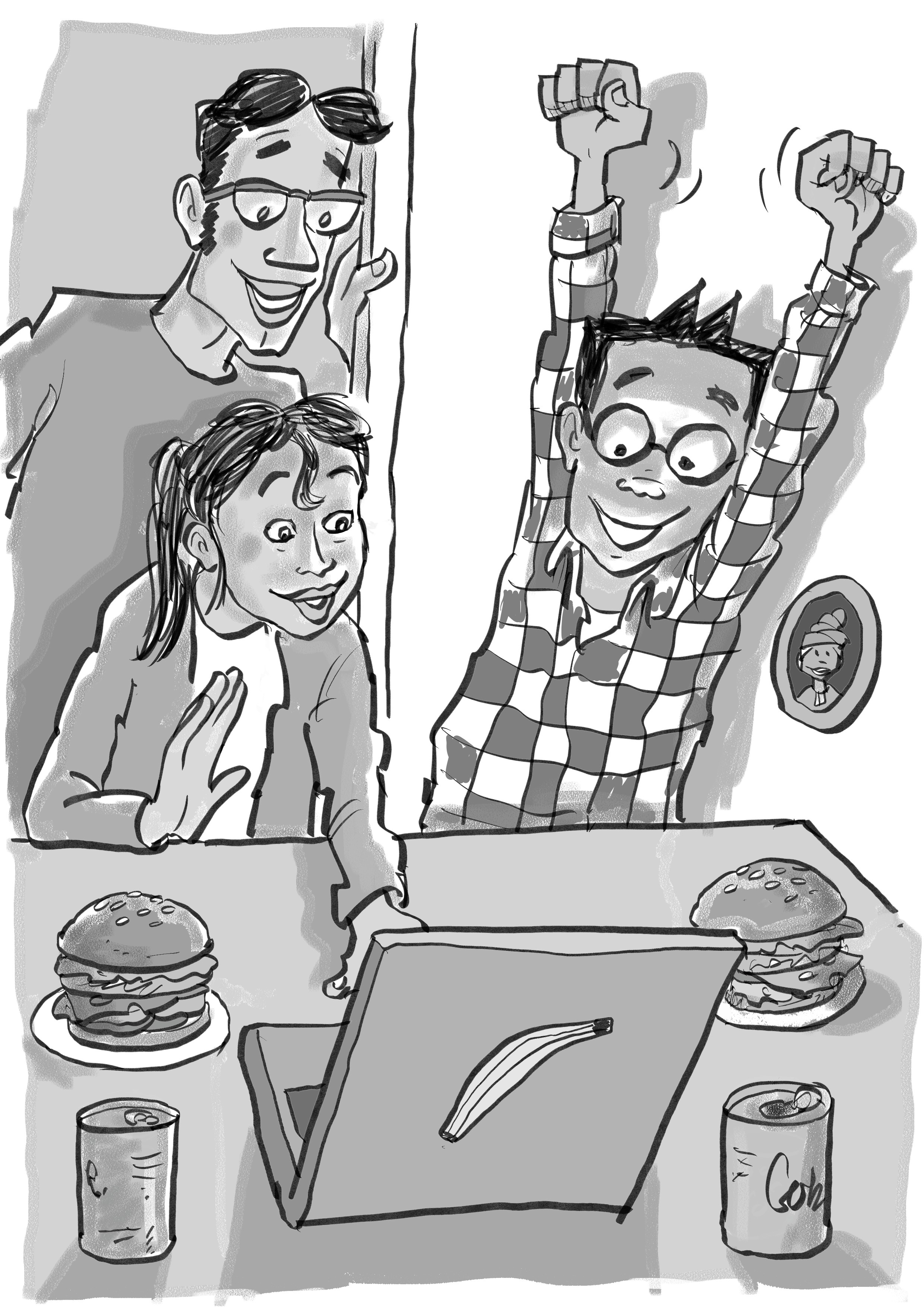 Tegning Tegneren Er Lars Ole Nejstgaard