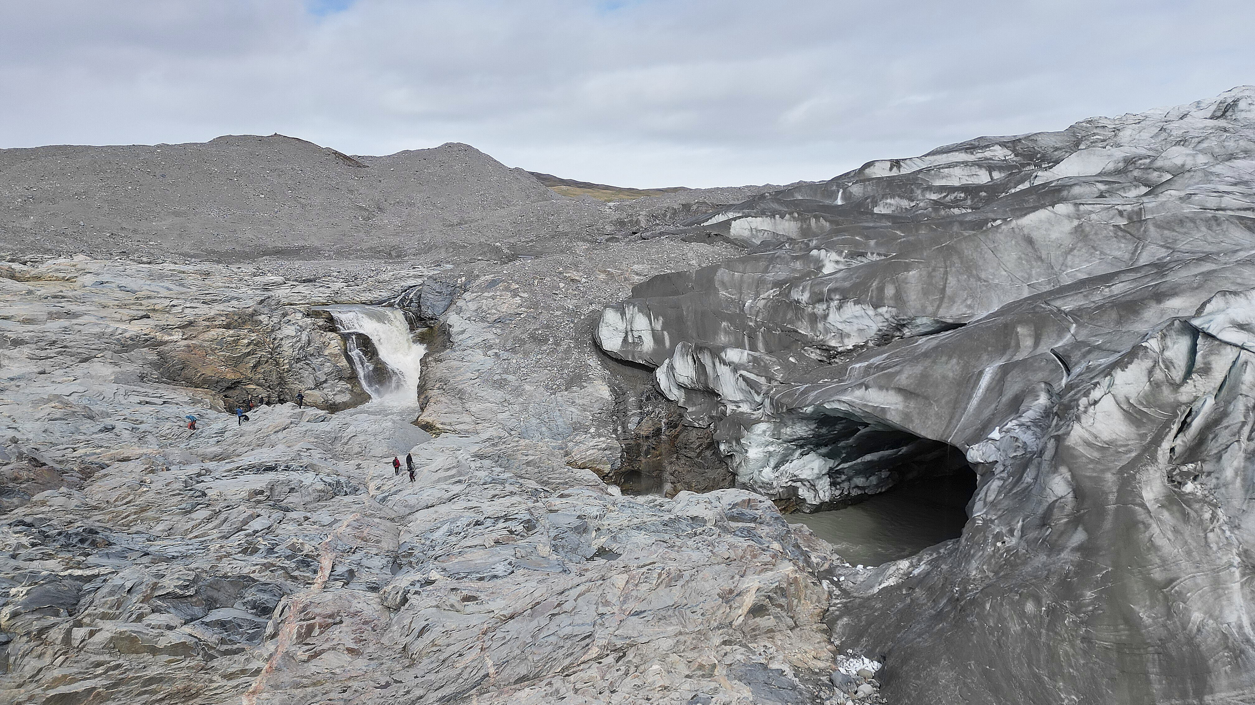 Indlandsis nær Kangerlussuaq (Søndre Strømfjord)